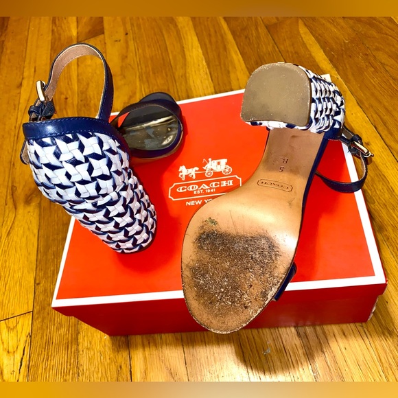 Coach Terri High Heel - Navy, size 5 - Picture 3 of 4